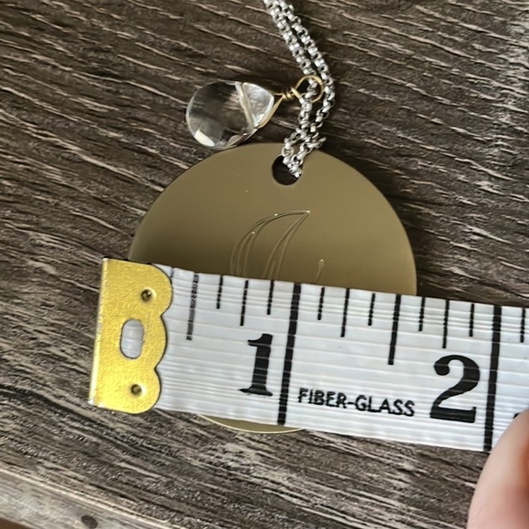 DANIELLE STEVENS LONG NECKLACE WITH A G LETTER PENDANT. - Picture 7 of 8